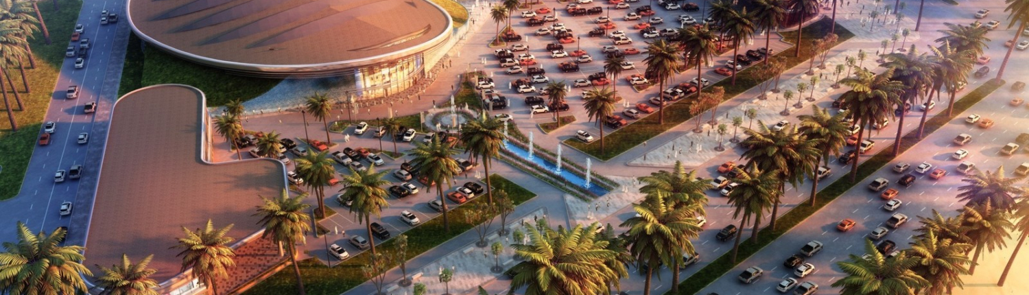 Landmark Mall complex with glazed facades
