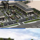 Lumiere Center commercial facade and canopies