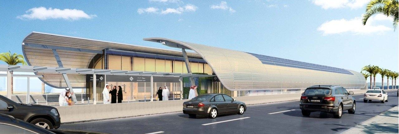 Ajwad Metro Gallery 1 Riyadh Metro station facade — Ajwad project photo from prequalification