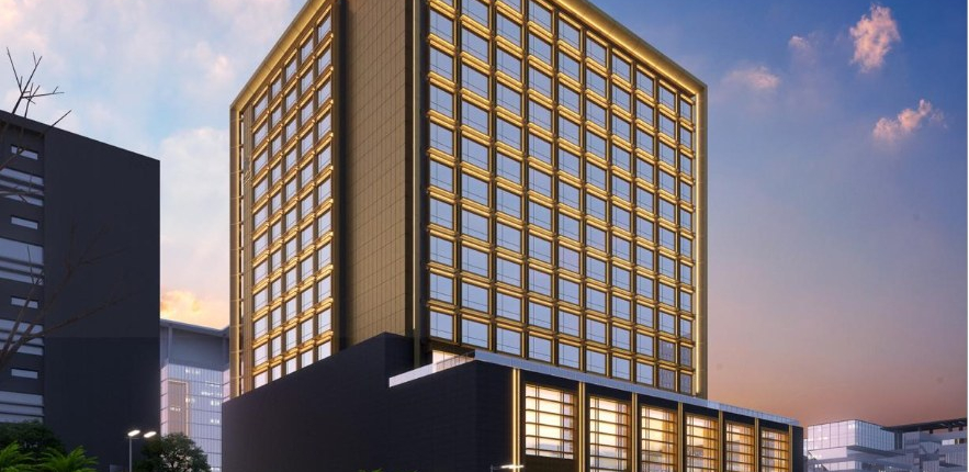 Narcissus Olaya Hotel high-rise facade